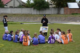 «Відкриті уроки дівочого футболу» в Яворові